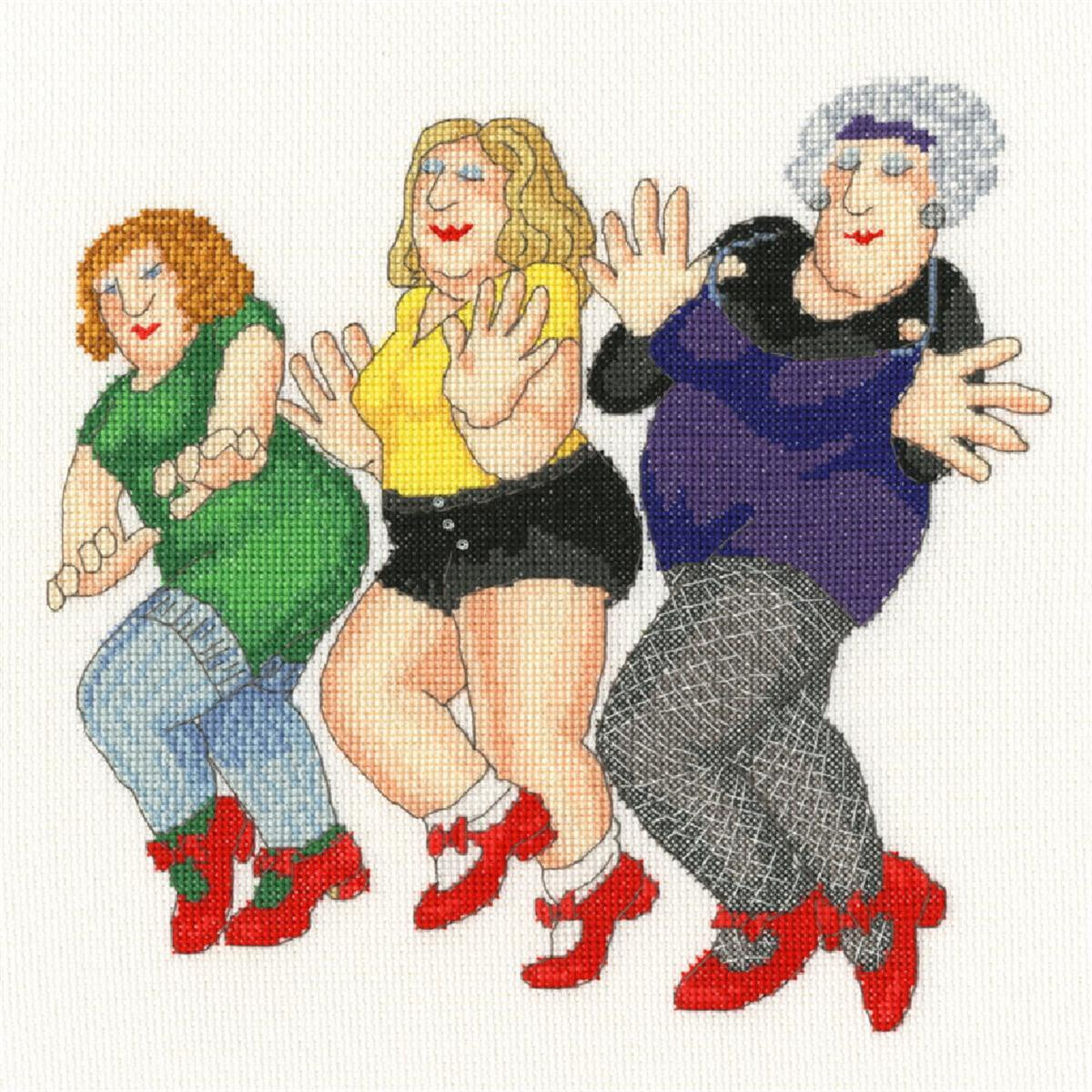 Bothy Threads counted cross stitch Kit "Dancing...