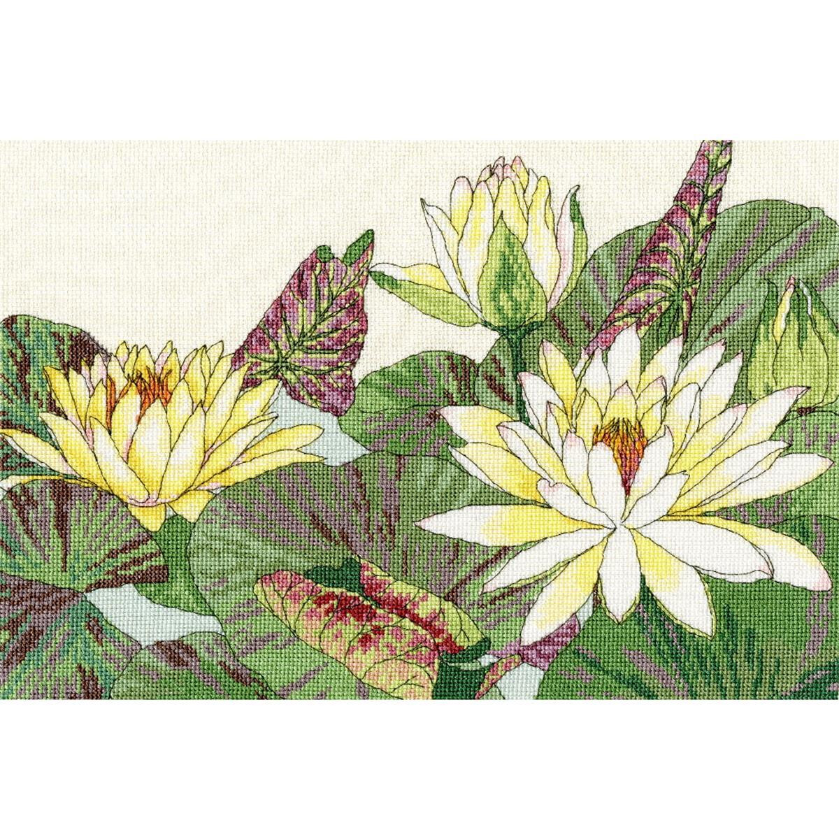 Bothy Threads counted cross stitch Kit "Water Lily...