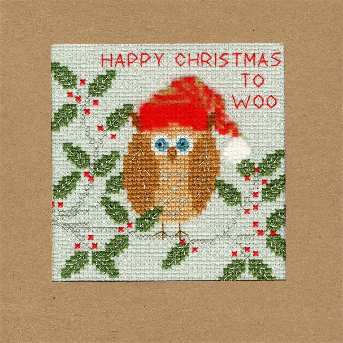 An embroidery pack with cross stitch from Bothy Threads...