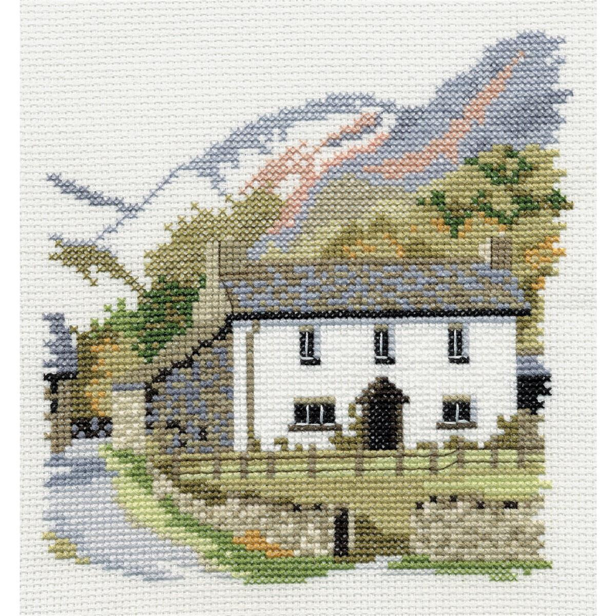 A colorful Bothy Threads embroidery pack features a...