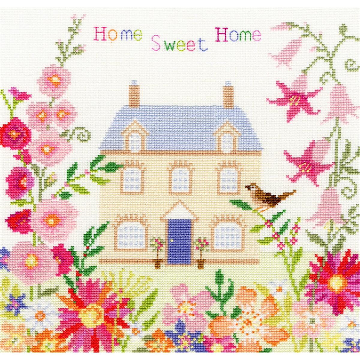Bothy Threads counted cross stitch Kit "Home Sweet...