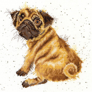 Bothy Threads counted cross stitch Kit "Pug",...