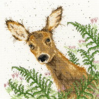 Bothy Threads counted cross stitch Kit "Doe a Deer", 26x26cm, XHD32