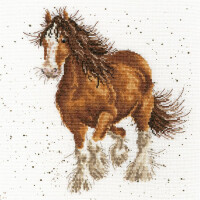 Bothy Threads counted cross stitch Kit "Feathers", 26x26cm, XHD43