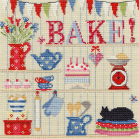 Bothy Threads counted cross stitch Kit "Bake!", 25x25cm, XH8