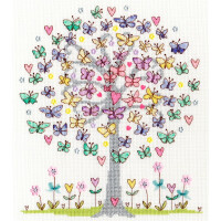Набор для вышивания крестом Bothy Threads "Love Spring", 23x26 см, XKA10, Счетные схемы