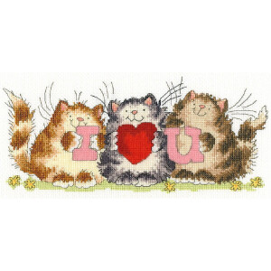 Bothy Threads counted cross stitch Kit "I Heart...