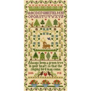 Bothy Threads counted cross stitch Kit "Green...