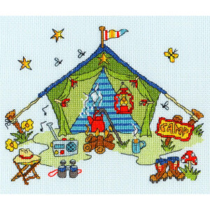Bothy Threads counted cross stitch Kit "Tent",...