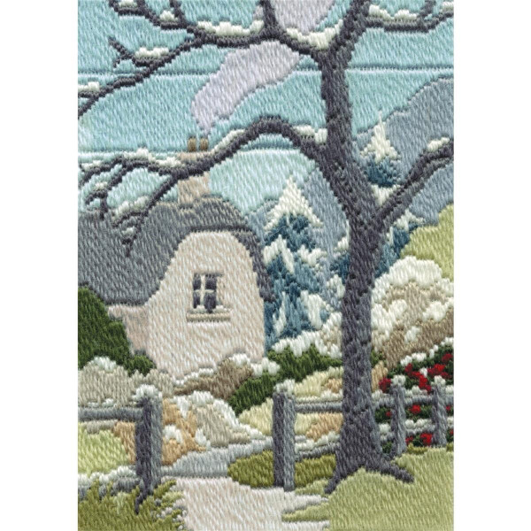 Bothy Threads lange borduurset "Seasons - Winter Garden", 24x17cm, dw14mls20, telpatroon