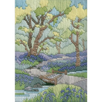 Bothy Threads counted Long Stitch Kit "Seasons - Spring Walk ", 24x17cm, DW14MLS21
