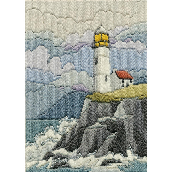 Набор для вышивания Bothy Threads Long Stitch Set "Seasons - Winter on the Coast", 24x17cm, DW14MLS8, счётная схемаs