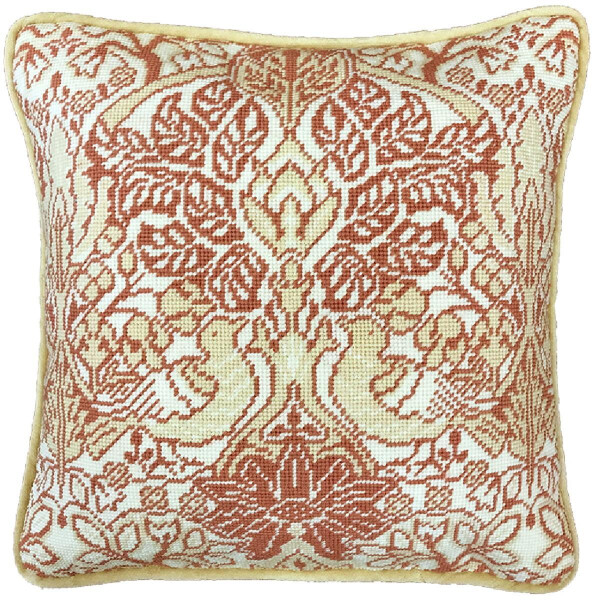 Set di cuscini da ricamo Bothy Threads "Doves and Roses Tapestry", 35,5x35,5cm, tac12, disegno da ricamo prestampato