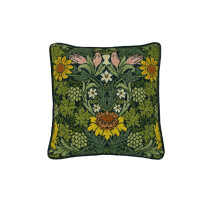 Set di cuscini da ricamo Bothy Threads "Sunflowers", 35,5x35,5cm, tac4, disegno di ricamo prestampato