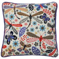 Bothy Threads stamped Tapestry Cushion Stitch Kit "Dragonfly", 35.5x35.5cm, TST1
