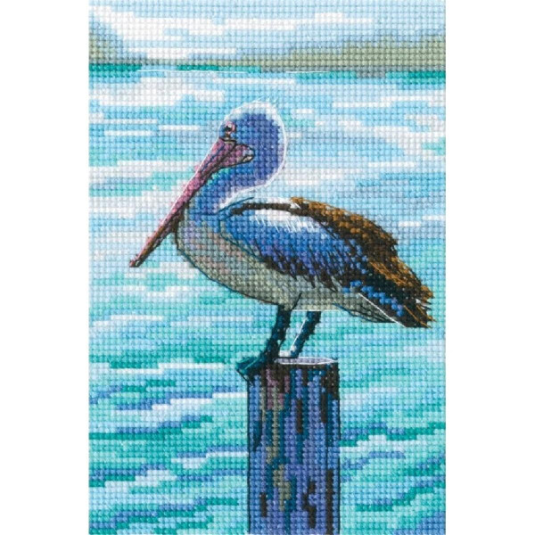 RTO counted cross stitch kit "With the flavour of salt, Wind and Sun", 9,5x14cm, DIY