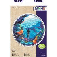 Panna counted cross stitch kit "Diving", 15x15cm, DIY