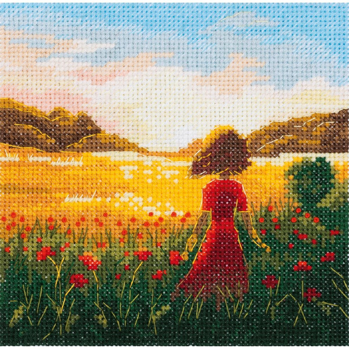 Panna counted cross stitch kit "The last summer...