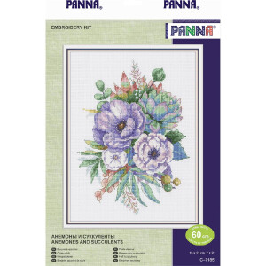 Panna counted cross stitch kit "Anemones and...