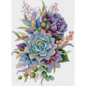 Panna counted cross stitch kit "Succulents",...