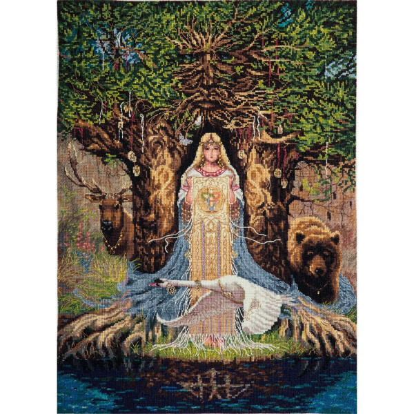 Panna counted cross stitch kit "Veda Protective Amulet", 31x43cm, DIY