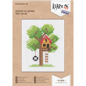 Klart counted cross stitch kit "Tree House",...