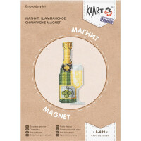 Кларт Набор для вышивания крестом "Магнит. Шампанское", счетная схема, 4х9,5см