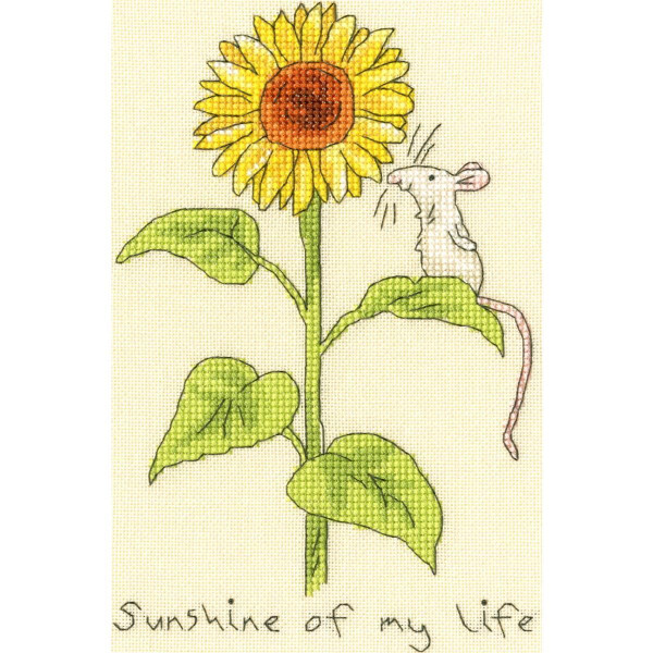 Bothy Threads Set punto croce "Sunshine of my life", schema di conteggio, xaj13, 14x19cm