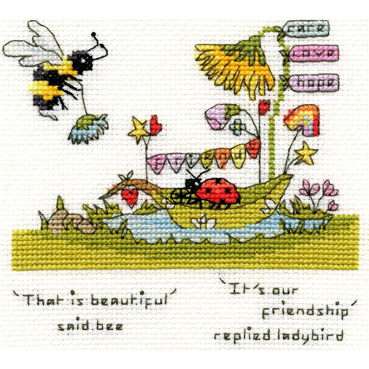 A colorful embroidery pack (embroidery picture) from...