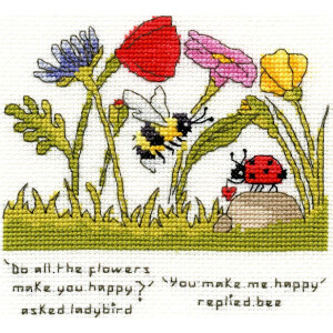 Bothy Threads counted cross stitch kit "You make me...