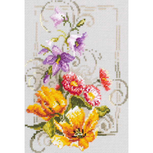 Magic Needle Zweigart Edition Counted cross stitch kit Happy June, 15 x 21cm
