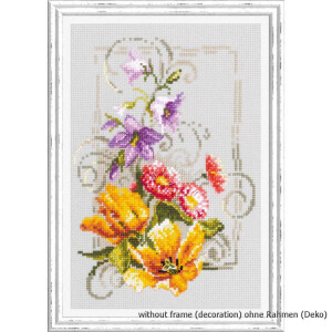 Magic Needle Zweigart Edition Counted cross stitch kit Happy June, 15 x 21cm