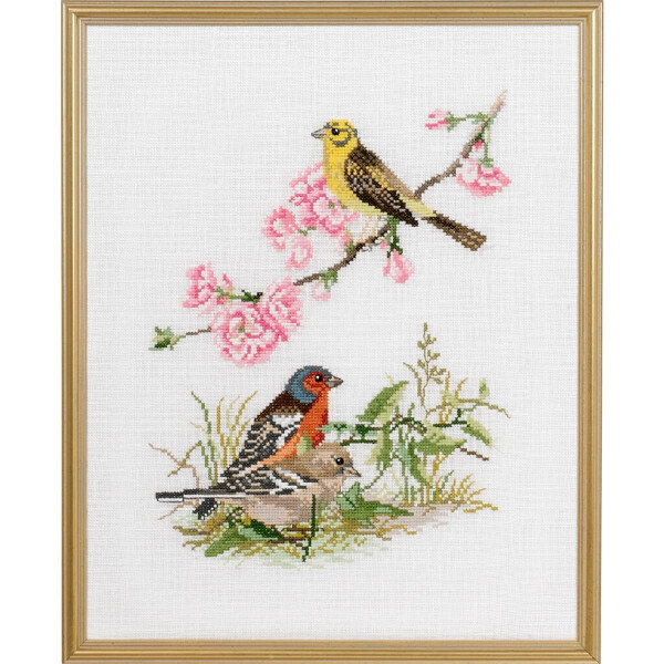 Ева Розенштанд Набор для вышивания крестом "Птицы II", счетная схема, 31x39 см