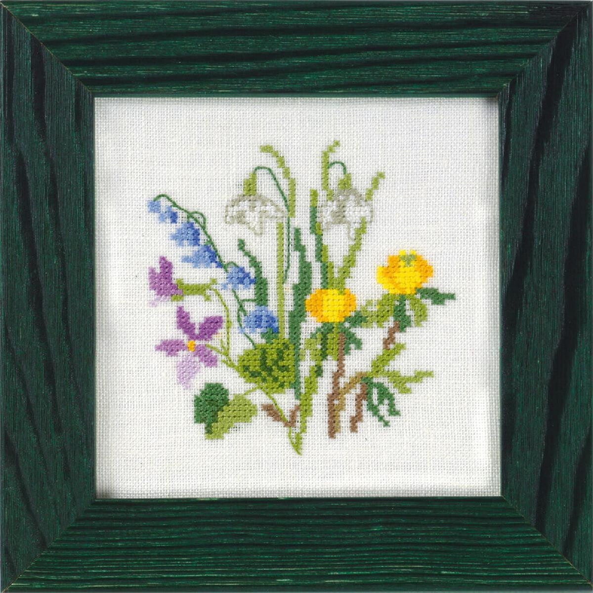 Eva Rosenstand counted cross stitch kit "Mini-garden...