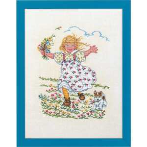 Eva Rosenstand counted cross stitch kit "Girl with...