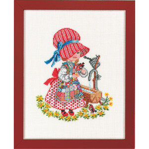Eva Rosenstand counted cross stitch kit "Girl with...
