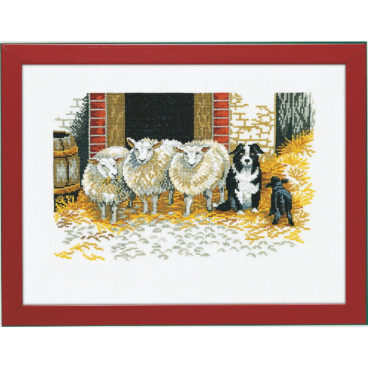 Eva Rosenstand counted cross stitch kit "Sheep and...