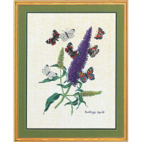 Eva Rosenstand counted cross stitch kit "Butterflyplant", 40x50cm, DIY
