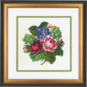 Eva Rosenstand counted cross stitch kit "Roses and...