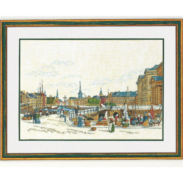Ева Розенштанд Набор для вышивания крестом "Мост", счетная схема, 45x60 см