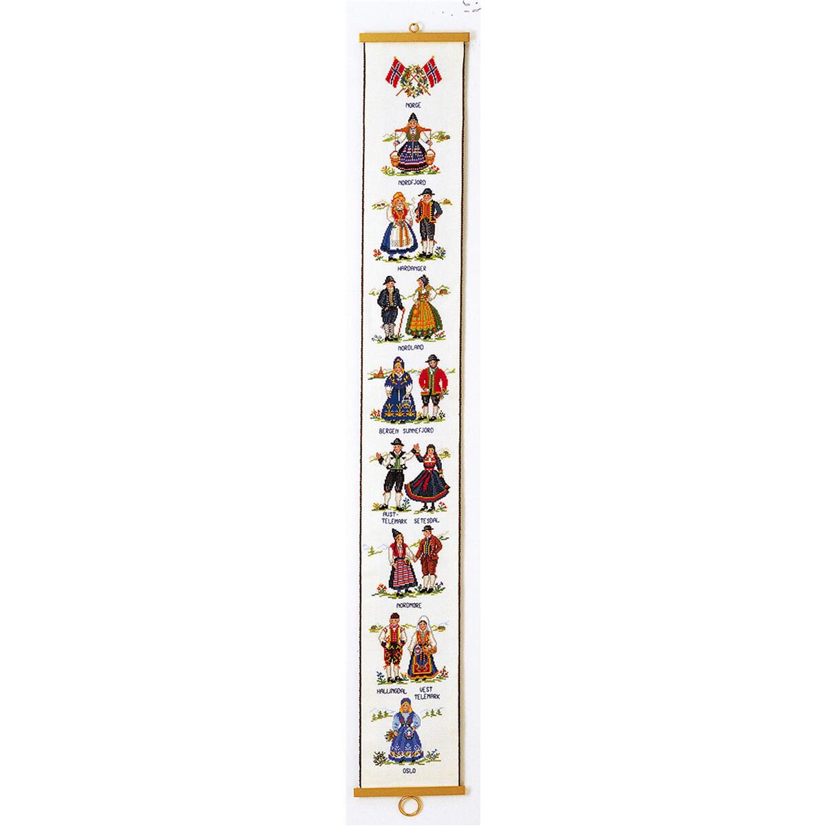 Eva Rosenstand counted cross stitch kit "Bell pull...
