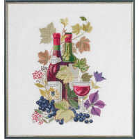 Eva Rosenstand Набор для вышивания крестом "Красное вино", счетная схема, 48x58 см