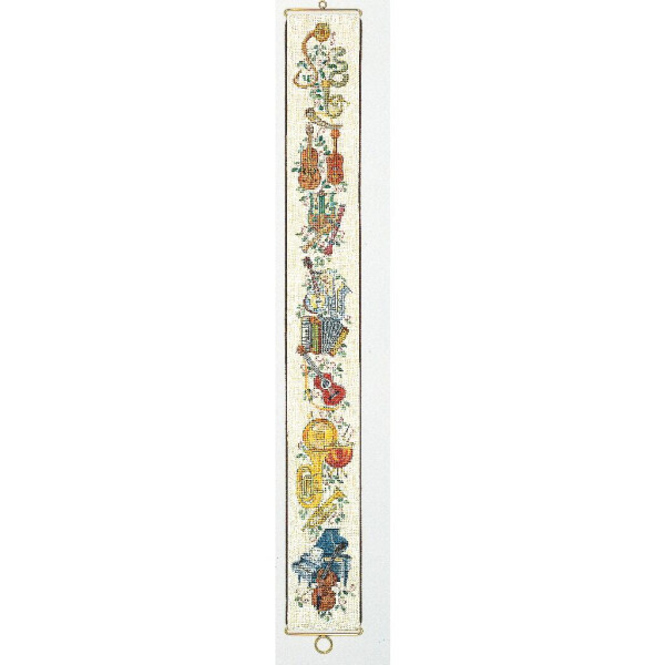 Ева Розенштанд Набор для вышивания крестом "Музыка", счетная схема, 14x120 см