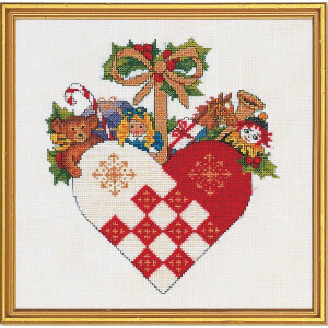 Eva Rosenstand counted cross stitch kit "Heart with...
