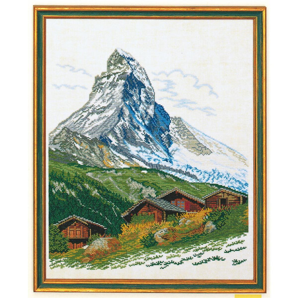 Eva Rosenstand kruissteekset "Matterhorn", telpatroon, 40x50cm