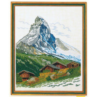 Eva Rosenstand set punto croce "Matterhorn", schema di conteggio, 40x50cm