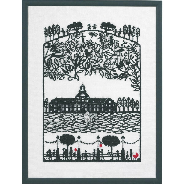 Ева Розенштанд Набор для вышивания крестом "Замок", счетная схема, 41x55 см