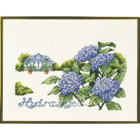 Eva Rosenstand counted cross stitch kit "Greenhouse/flowers", 33x25cm, DIY