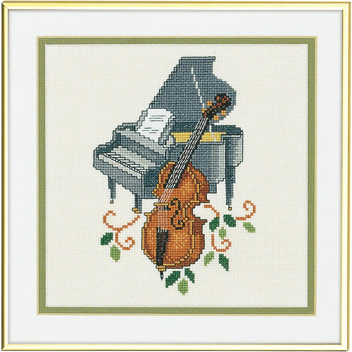 Eva Rosenstand counted cross stitch kit "Piano and...