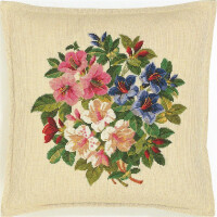 Eva Rosenstand cushion counted cross stitch kit "Lily", 40x40cm, DIY